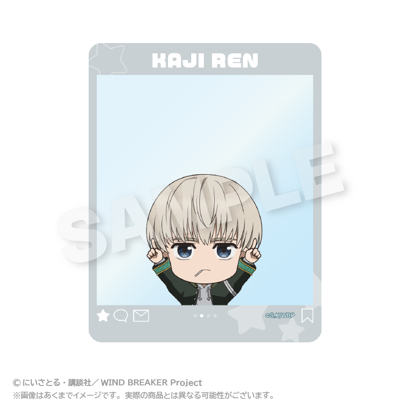 ＳＮＳ風アクリルカード　ぽいんつｖｅｒ．　梶　蓮