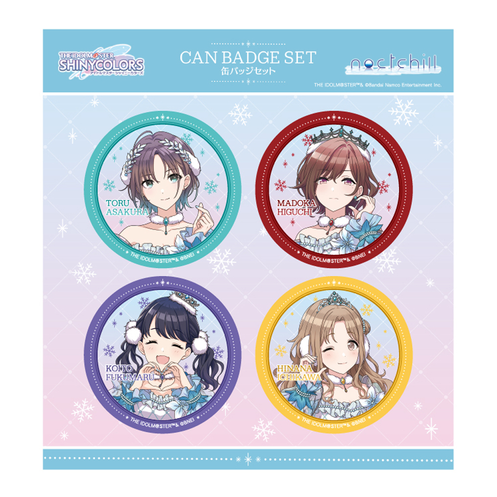 描き下ろし缶バッジセット　スノーマジックｖｅｒ．