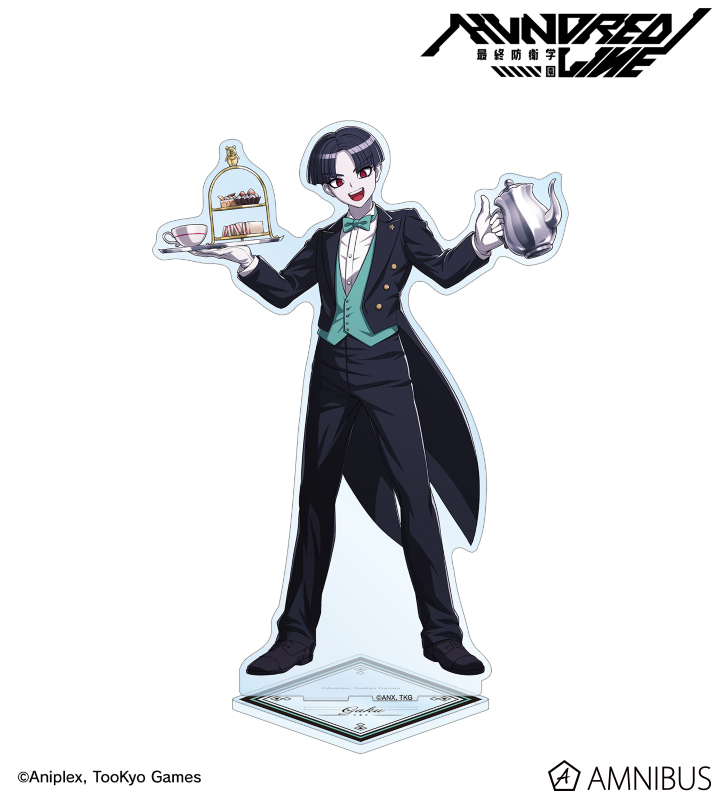 HUNDRED LINE -最終防衛学園-描き下ろし 丸子楽 執事ver. 特大アクリルスタンド