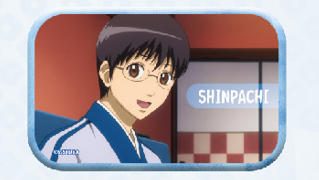 銀魂 メモリアルカット缶バッジ（新八）