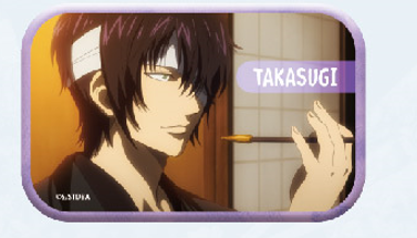 銀魂 メモリアルカット缶バッジ（高杉）