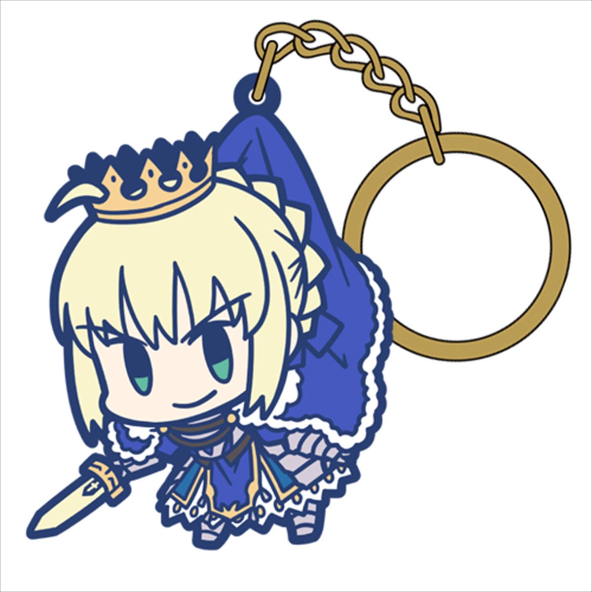Fate　セイバー／アルトリア・ペンドラゴンつままれキーホルダー