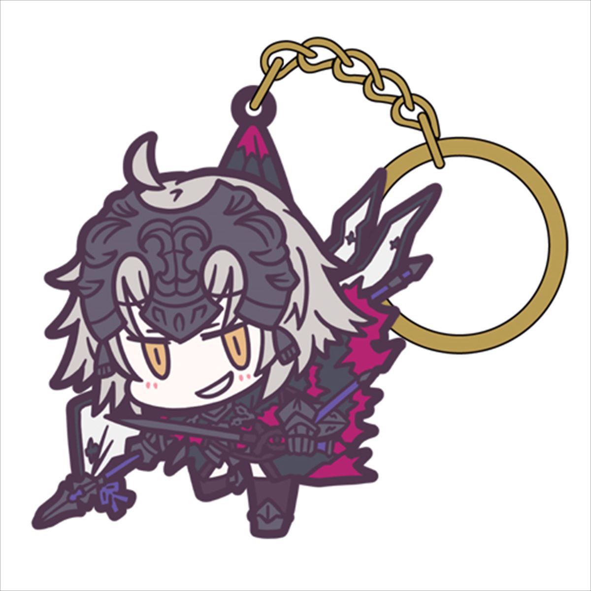 Fate　アヴェンジャー／ジャンヌ・ダルク［オルタ］つままれキーホルダー