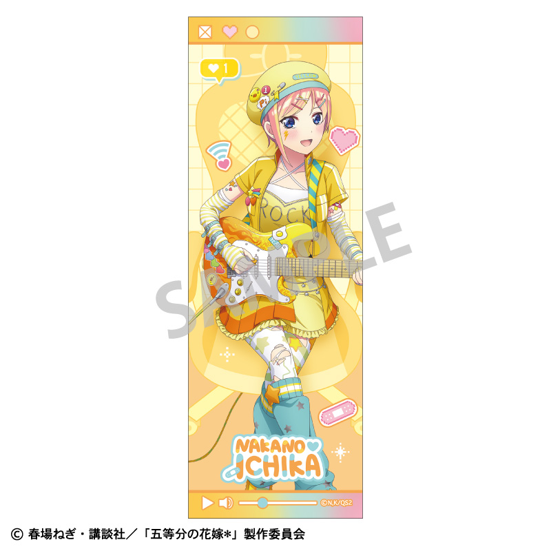 五等分の花嫁＊　ロングスクエア缶バッジ 中野一花／配信者なりきり
