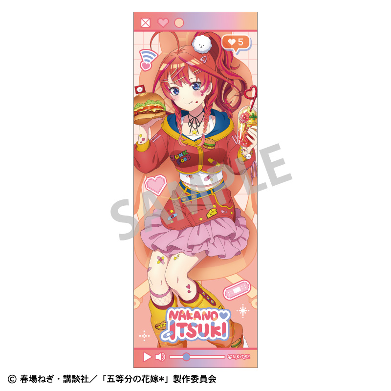 五等分の花嫁＊　ロングスクエア缶バッジ 中野五月／配信者なりきり