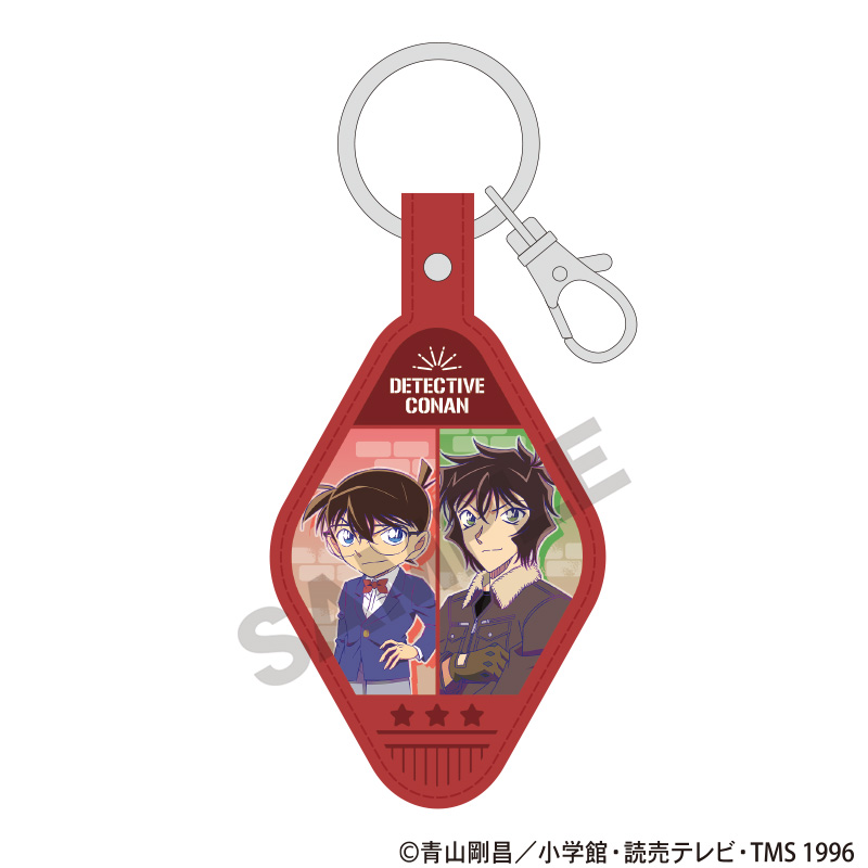 名探偵コナン　合皮キーホルダー　コナン＆世良　2026