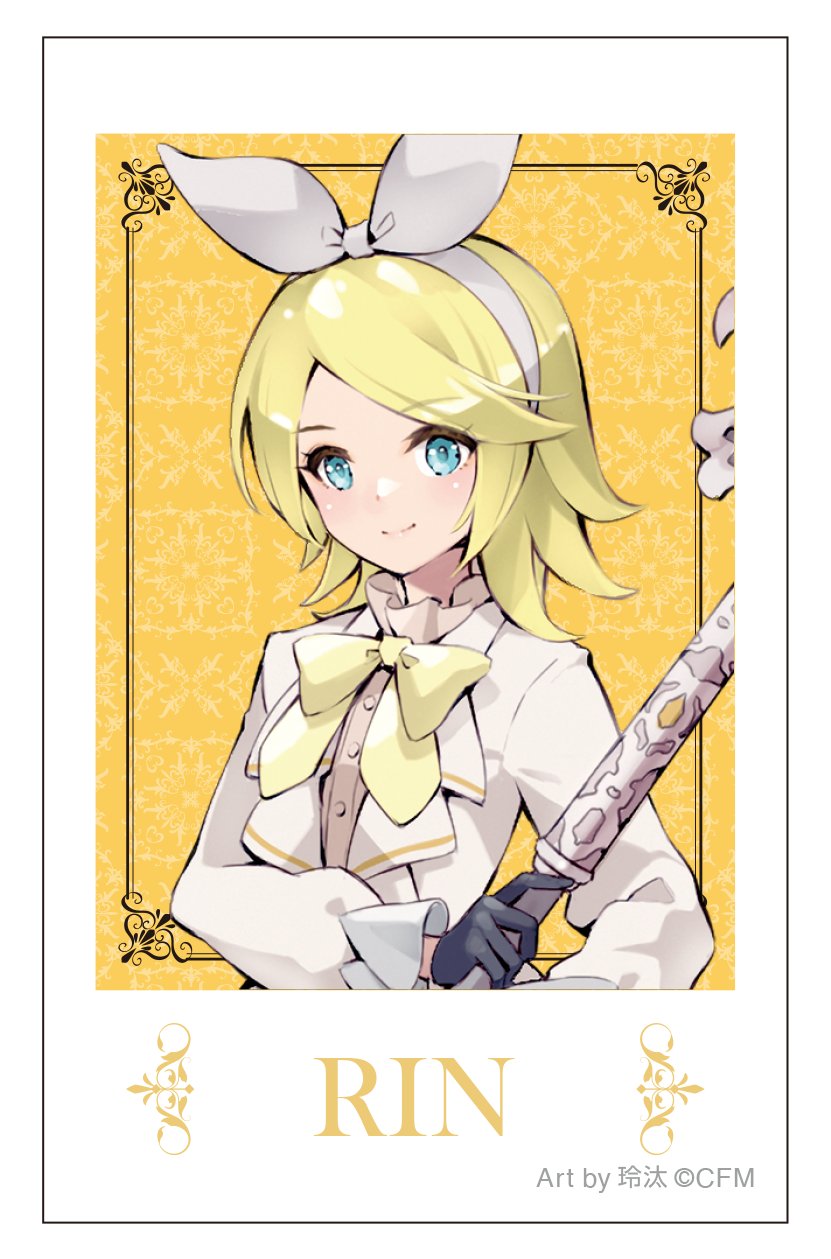 初音ミクシリーズ チェキプリント／鏡音リン　騎士　Art by 玲汰