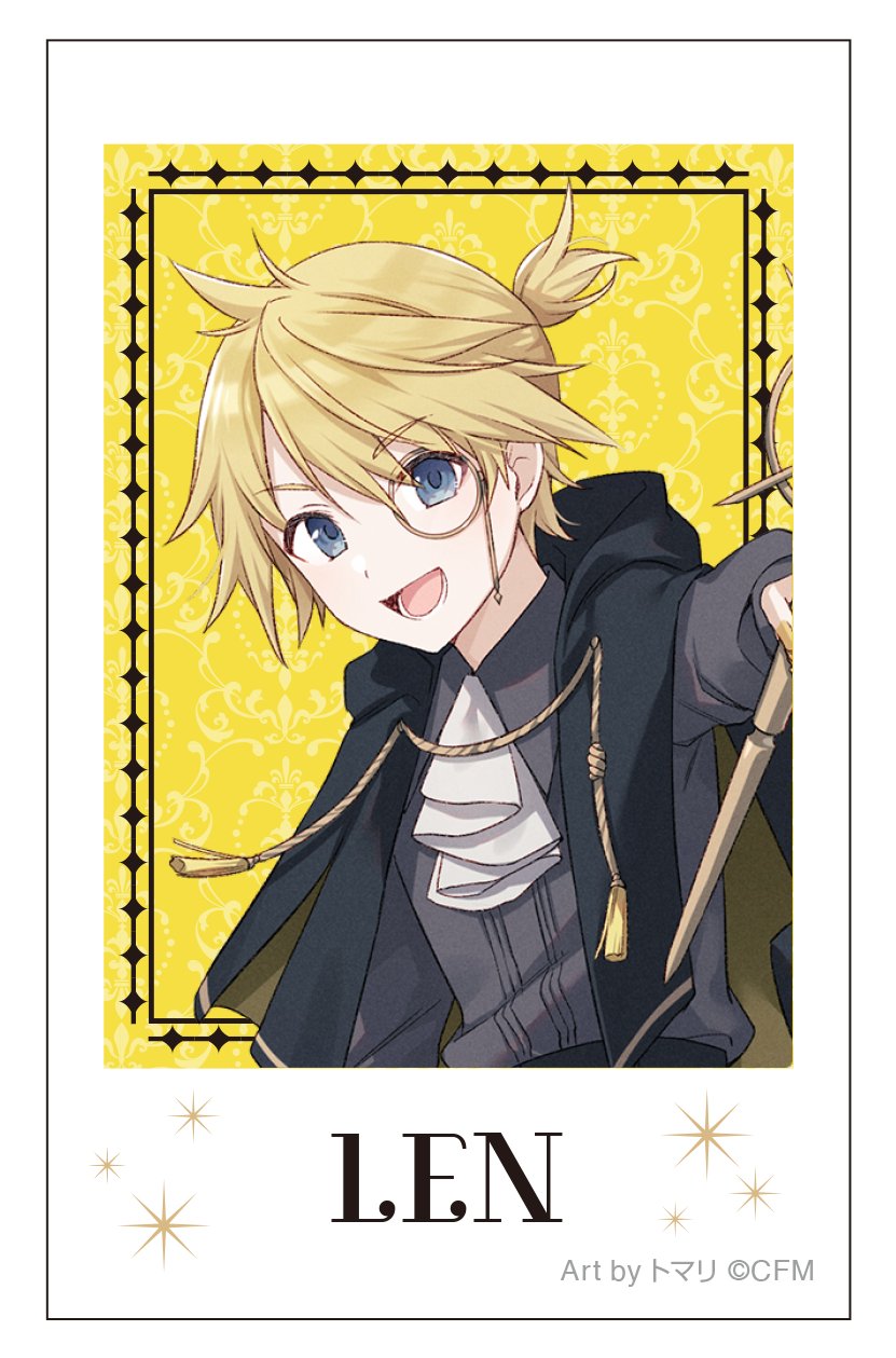 初音ミクシリーズ チェキプリント／鏡音レン　魔法使い　Art by トマリ