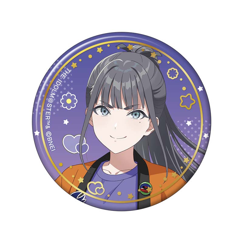 学園アイドルマスター 箔押し缶バッジ／雨夜 燕　初星文化祭フェア