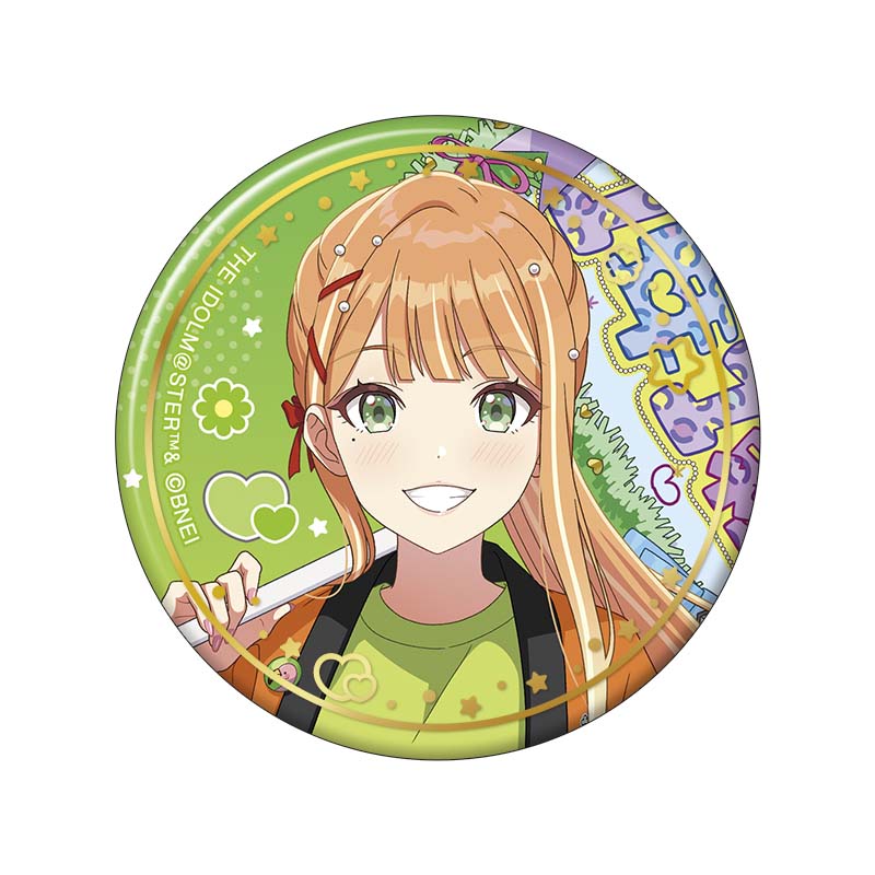 学園アイドルマスター 箔押し缶バッジ／紫雲清夏　初星文化祭フェア