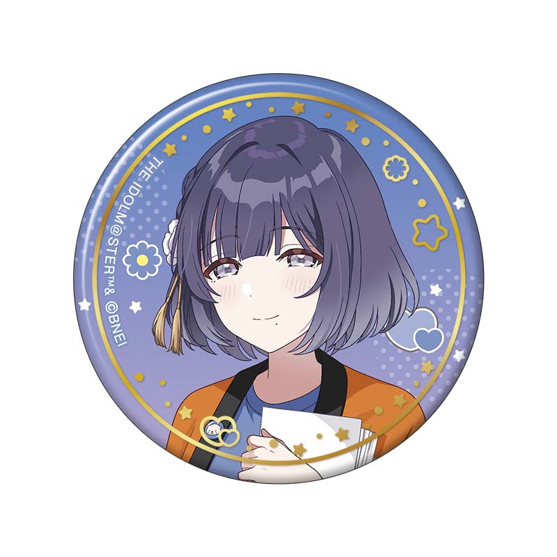 学園アイドルマスター 箔押し缶バッジ／秦谷美鈴　初星文化祭フェア