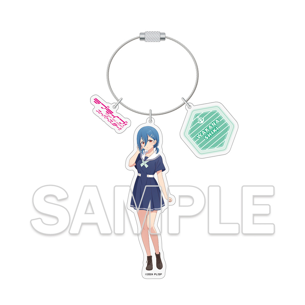 ワイヤーアクリルキーホルダー　若菜四季