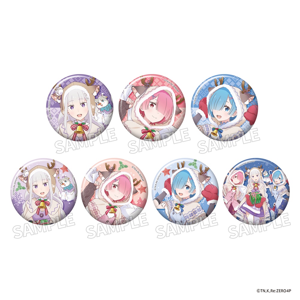 トレーディングきらきら缶バッジ　クリスマスコス　ｖｅｒ．