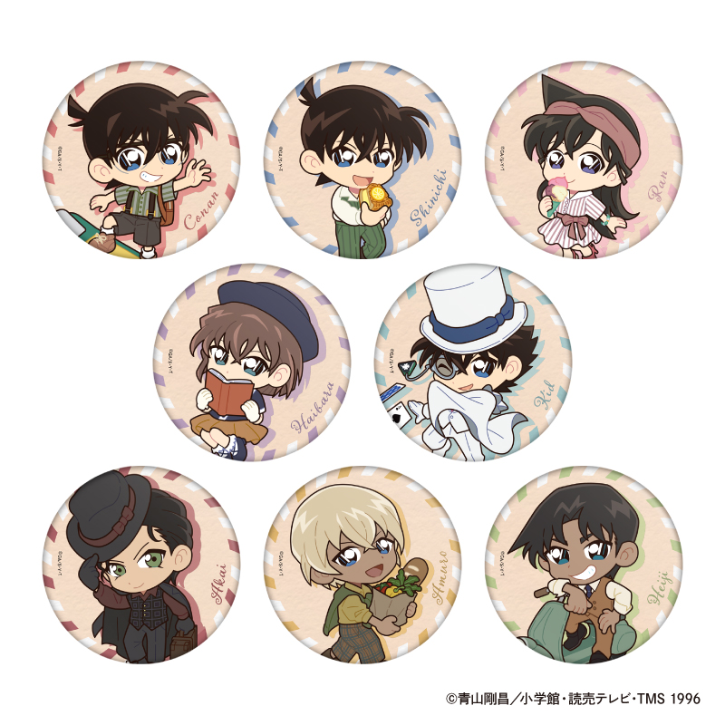 名探偵コナン　トレーディング缶バッジ weekend holidayデフォルメ