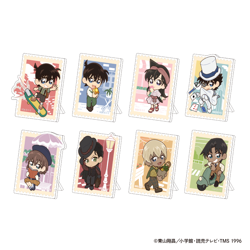 名探偵コナン　トレーディングアクリルバッジスタンド weekend holidayデフォルメ