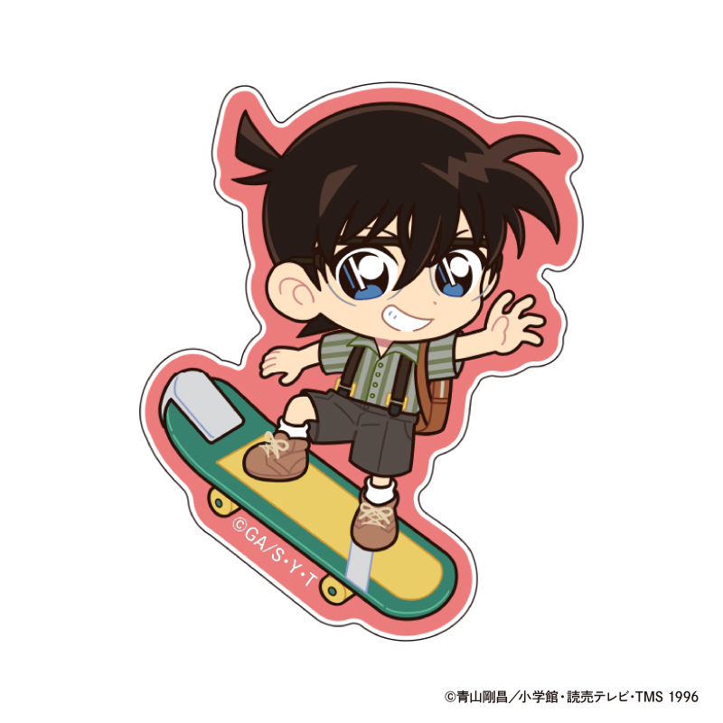 名探偵コナン　アクリルステッカー weekend holidayデフォルメ (江戸川 コナン)