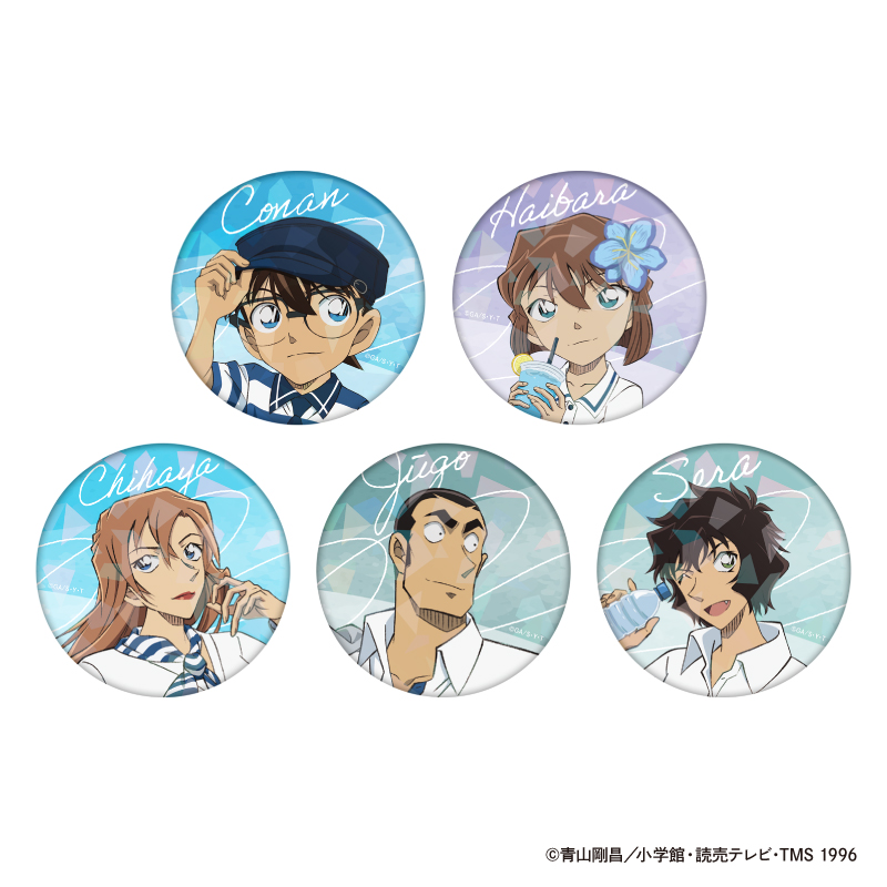 名探偵コナン トレーディングホロ缶バッジ Seaside