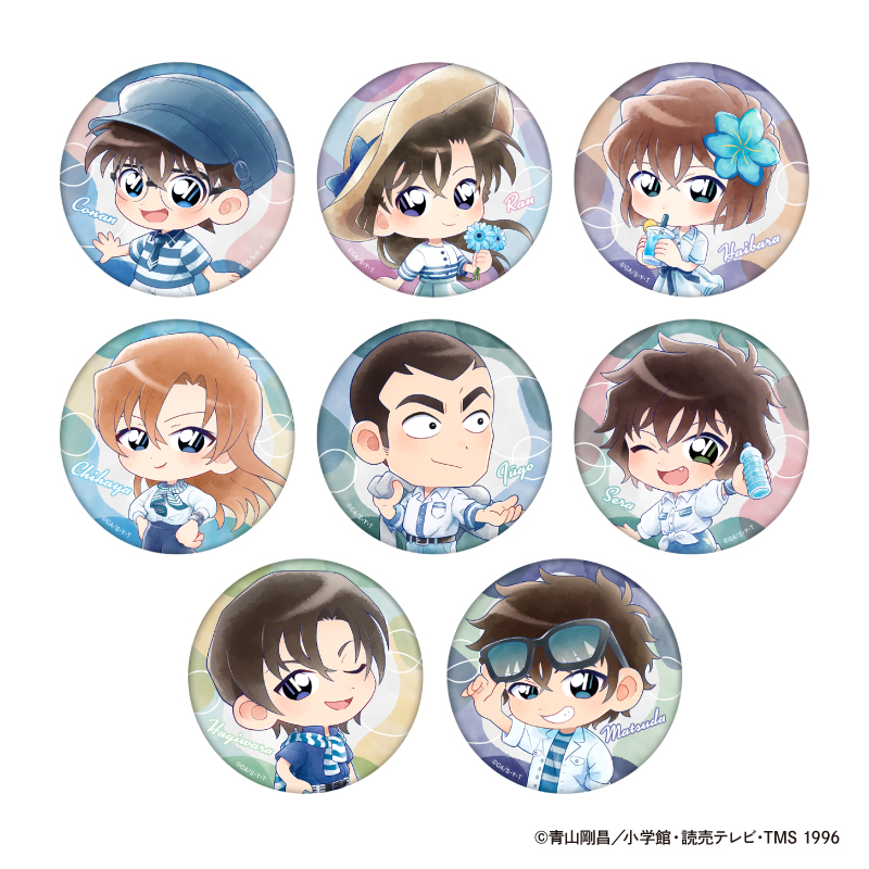 名探偵コナン トレーディング缶バッジ Seasideデフォルメ