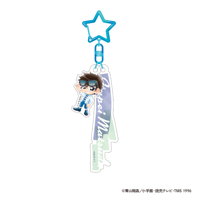 名探偵コナン 2連アクリルネームチャーム Seasideデフォルメ (松田 陣平)