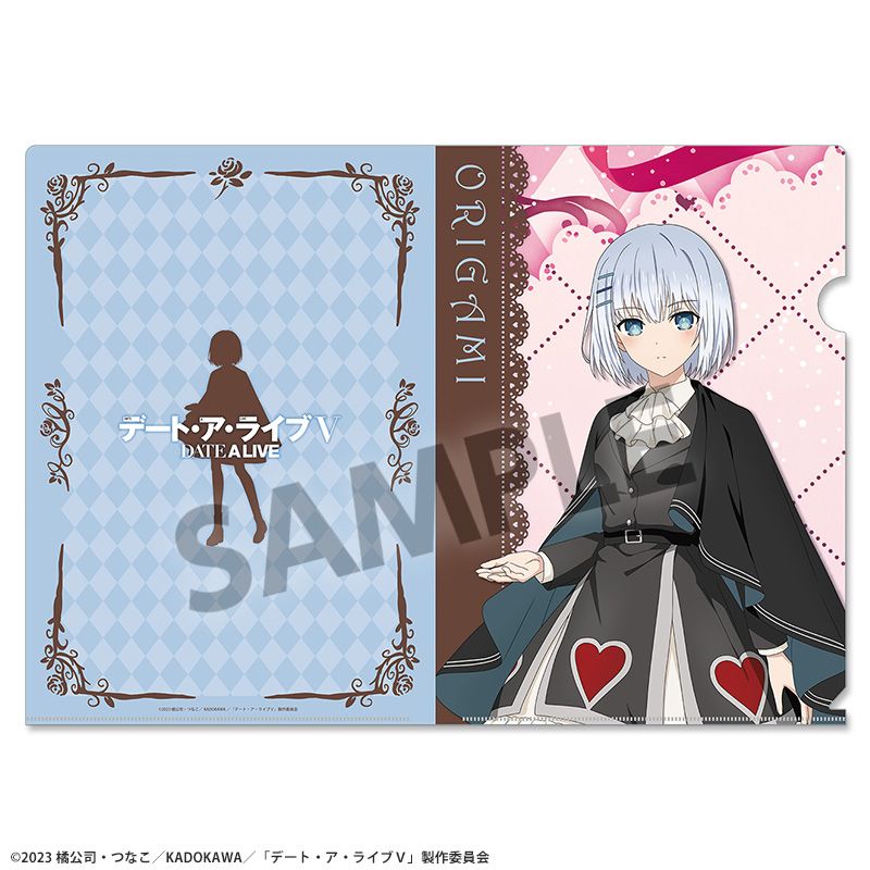 デート・ア・ライブV 描き下ろしクリアファイル 鳶一折紙 不思議の国のアリス ver.