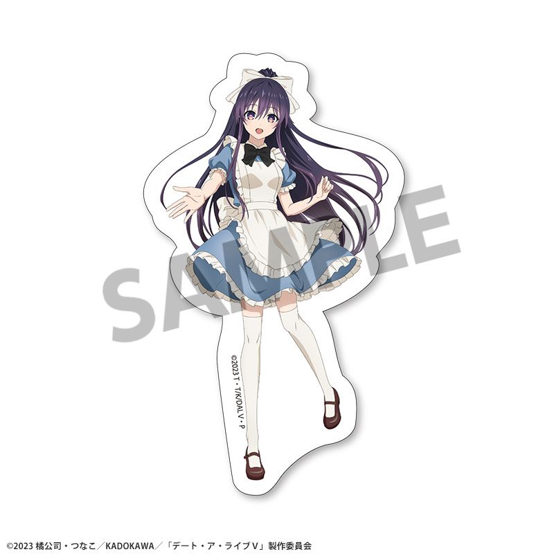デート・ア・ライブV 描き下ろしダイカットステッカー 夜刀神十香 不思議の国のアリス ver.
