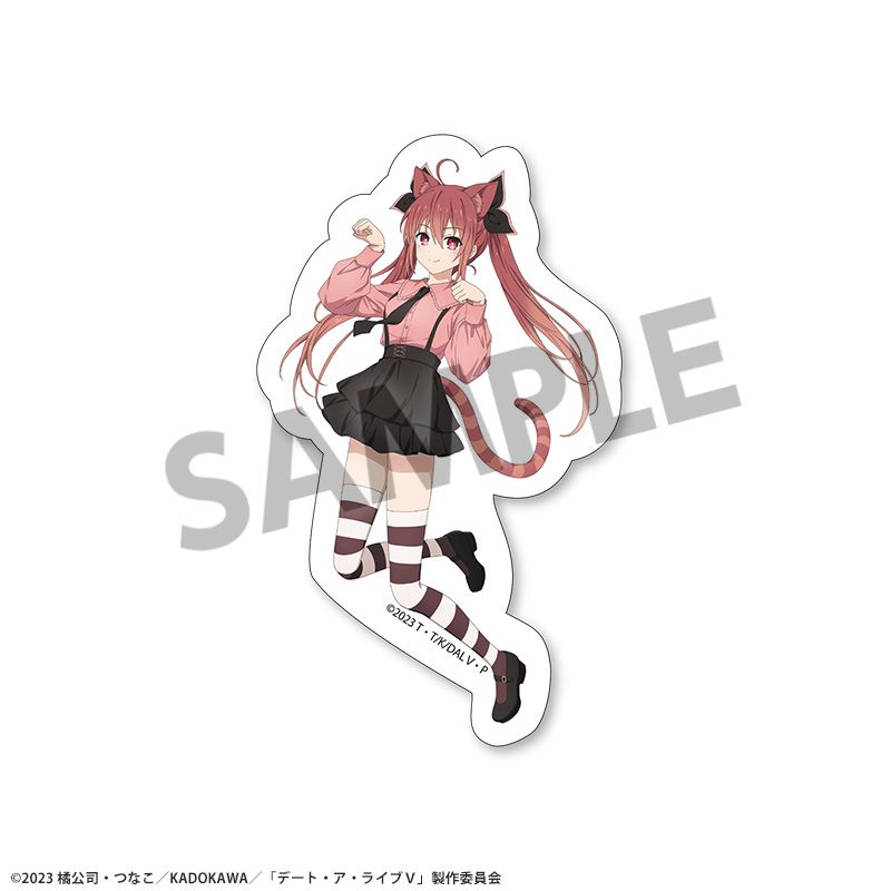 デート・ア・ライブV 描き下ろしダイカットステッカー 五河琴里 不思議の国のアリス ver.