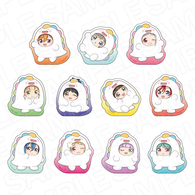 ラフライフ！スーハースター！！アクリルフロック　ゆいがおーなりきり　テフォルメ　ver