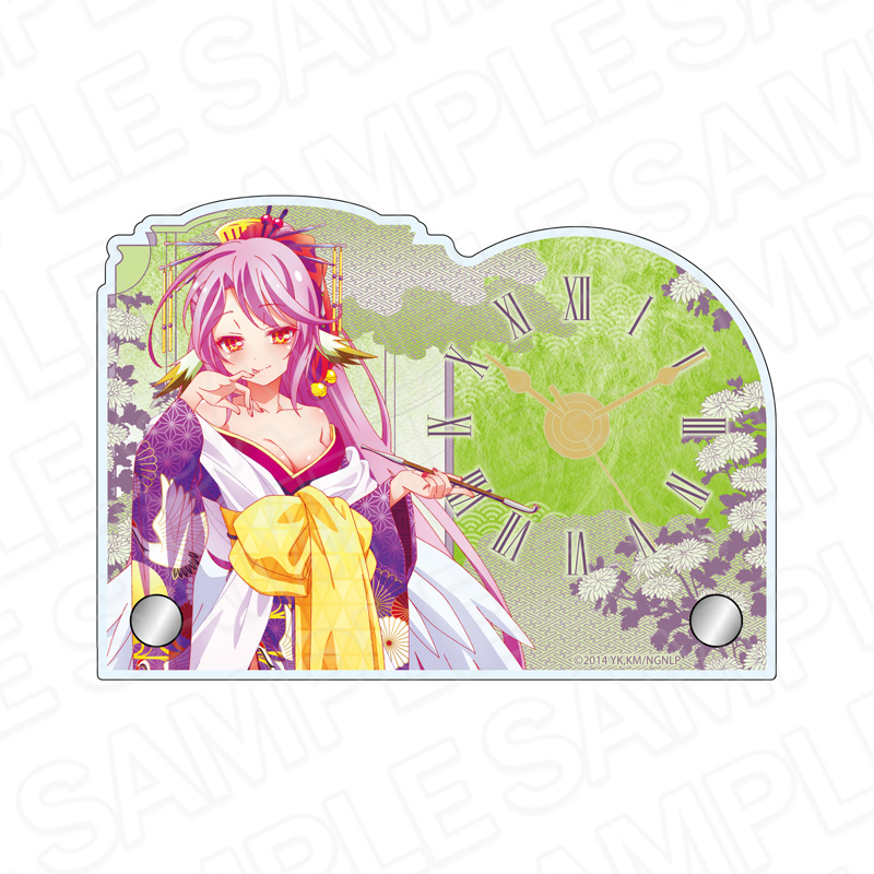 ノーゲーム・ノーライフ　ミニアクリルクロック　ステファニー・ドーラ　和服サイバー　ｖｅｒ．