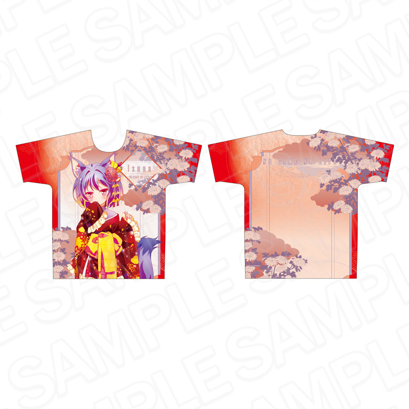 ノーゲーム・ノーライフ　フルグラフィックＴシャツ　ジブリール　和服サイバー　ｖｅｒ．