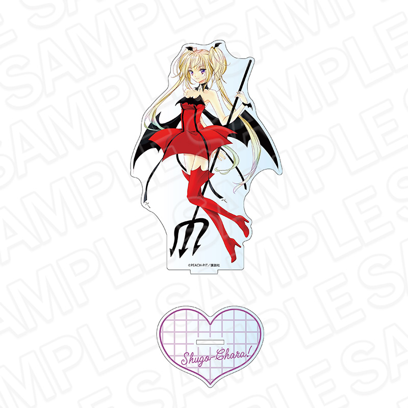 しゅごキャラ！　ホログラムデカアクリルスタンド　ルナティックチャーム