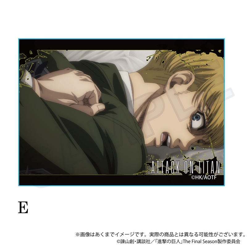 進撃の巨人 The Final Season　場面写アクリルブロック　E