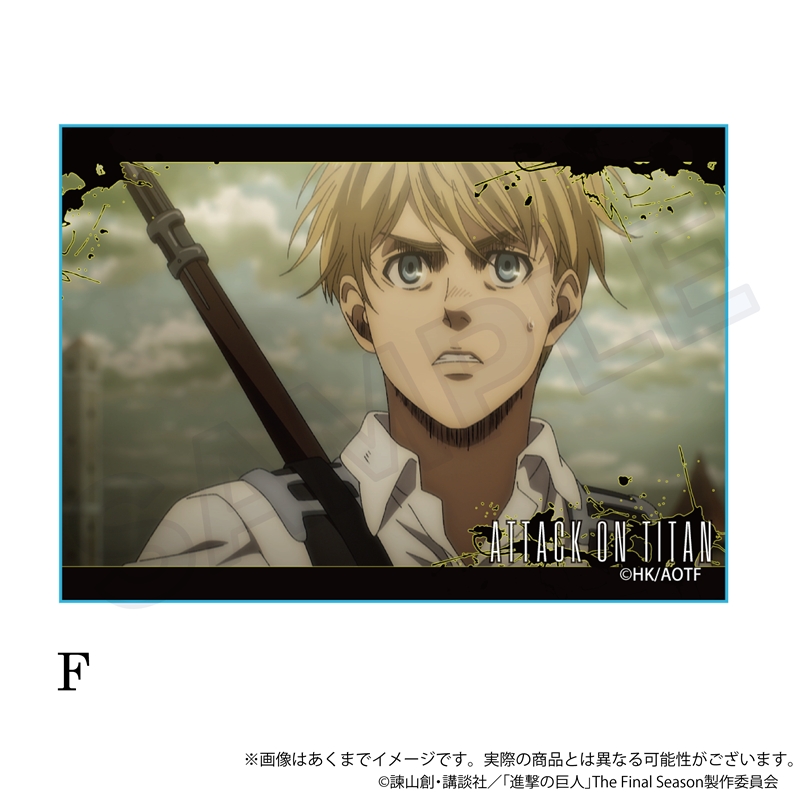 進撃の巨人 The Final Season　場面写アクリルブロック　F