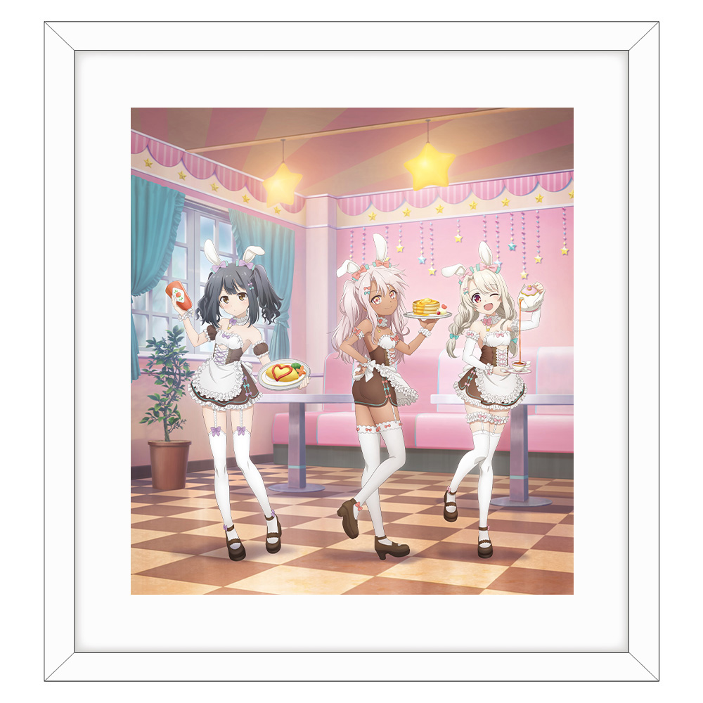 Fate/kaleid liner　プリズマ☆イリヤ　Licht　名前の無い少女　描き下ろし複製原画（イリヤ＆美遊＆クロエ／バニーメイド）