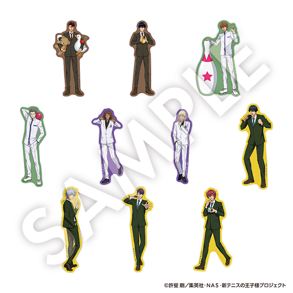 新テニスの王子様　アクリルバッジVol.3【R1 2505】全10種