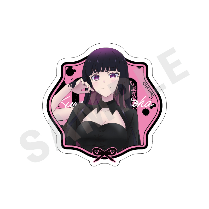 ロックは淑女の嗜みでして　ダイカットステッカー（黒鉄音羽）