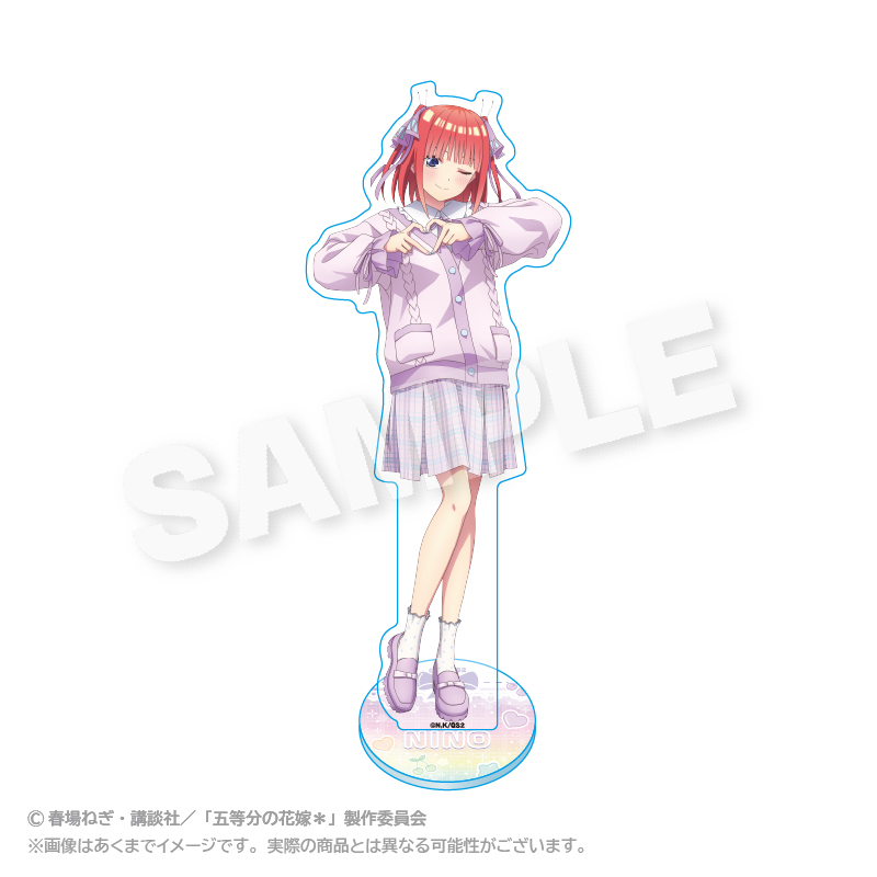 五等分の花嫁＊　アクリルスタンド ゆめかわせいふくver. 中野 二乃
