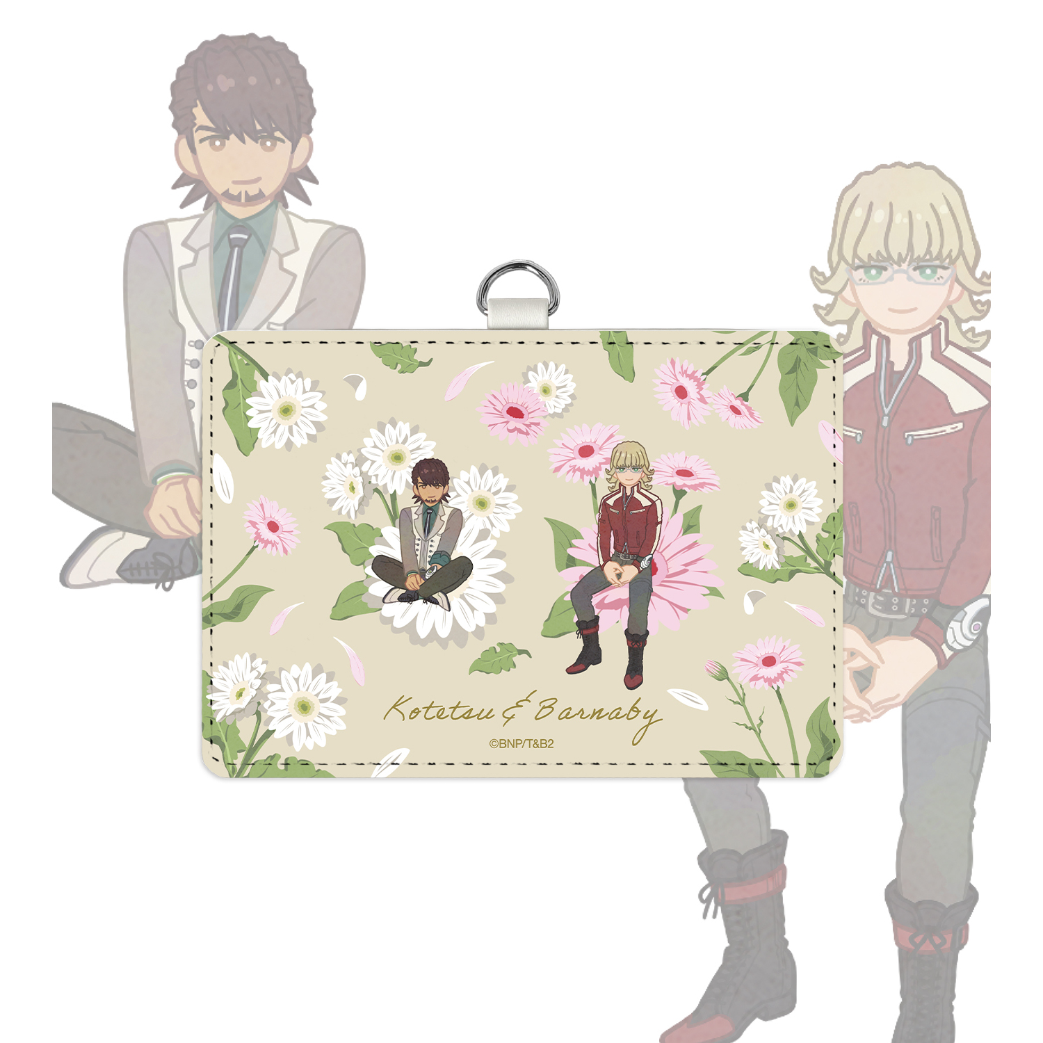 TIGER & BUNNY 2 鏑木・T・虎徹&バーナビー・ブルックス Jr. Botania ネックストラップ付き2ポケットパスケース