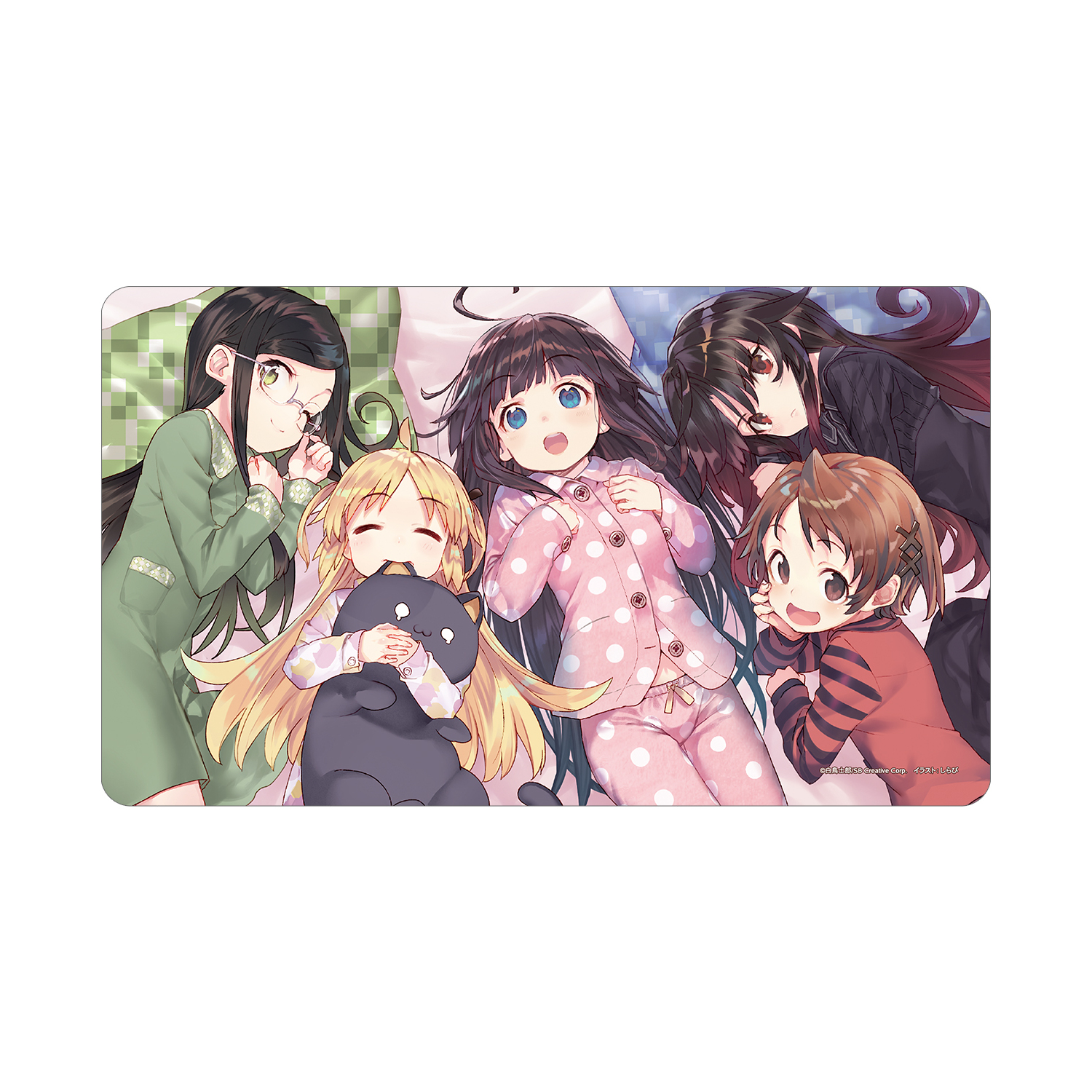 りゅうおうのおしごと！ 集合 原作イラスト マルチデスクマット ver.B