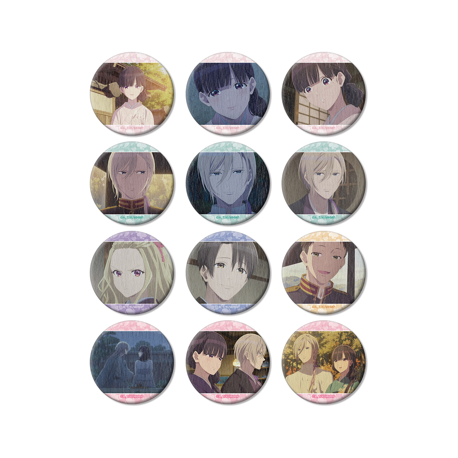 TVアニメ「わたしの幸せな結婚」 トレーディング場面写和紙缶バッジ