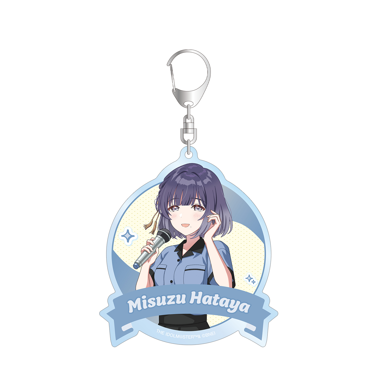 学園アイドルマスター 描き下ろし 秦谷美鈴 ボウリングシャツver. BIGアクリルキーホルダー