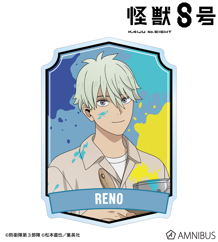 怪獣８号 描き下ろし 市川レノ ペイントスタイルver. アクリルバッジ