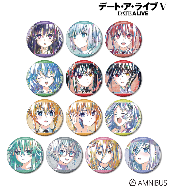 デート・ア・ライブV トレーディング Ani-Art 第2弾 グリッター缶バッジ