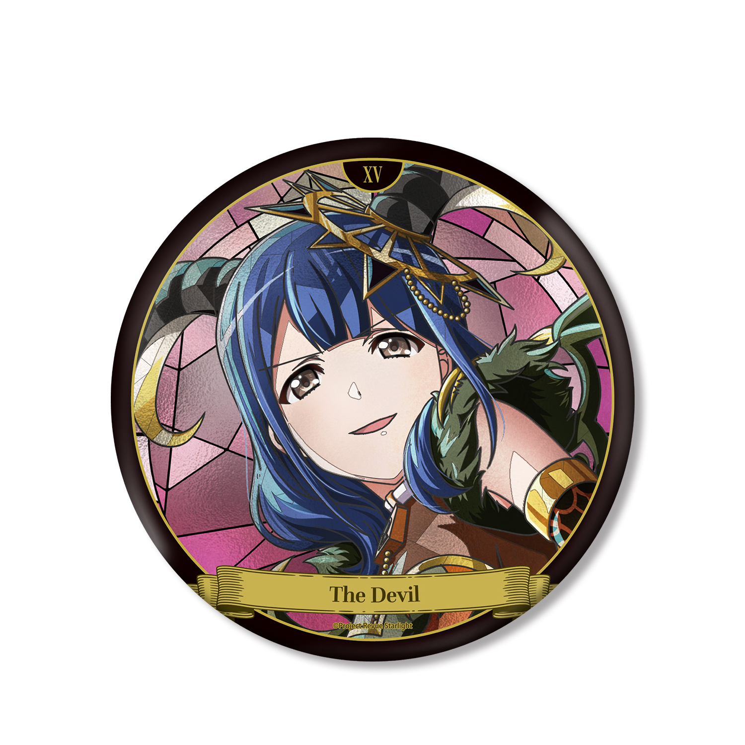 花柳 香子 Aure Glass BIG缶バッジ