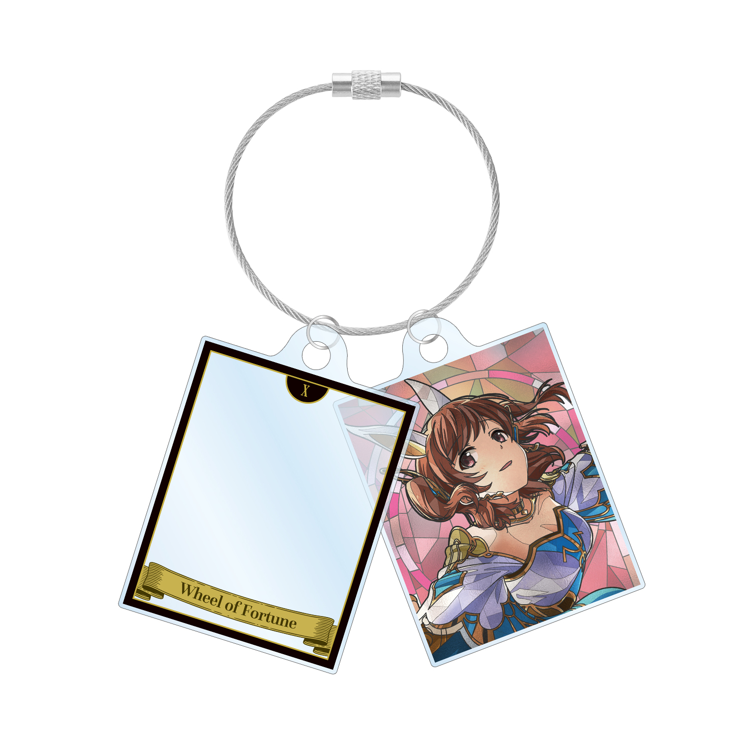 愛城 華恋 Aure Glass 2連ワイヤーアクリルキーホルダー