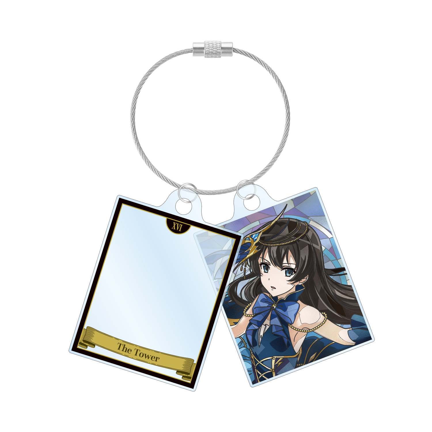 神楽 ひかり Aure Glass 2連ワイヤーアクリルキーホルダー