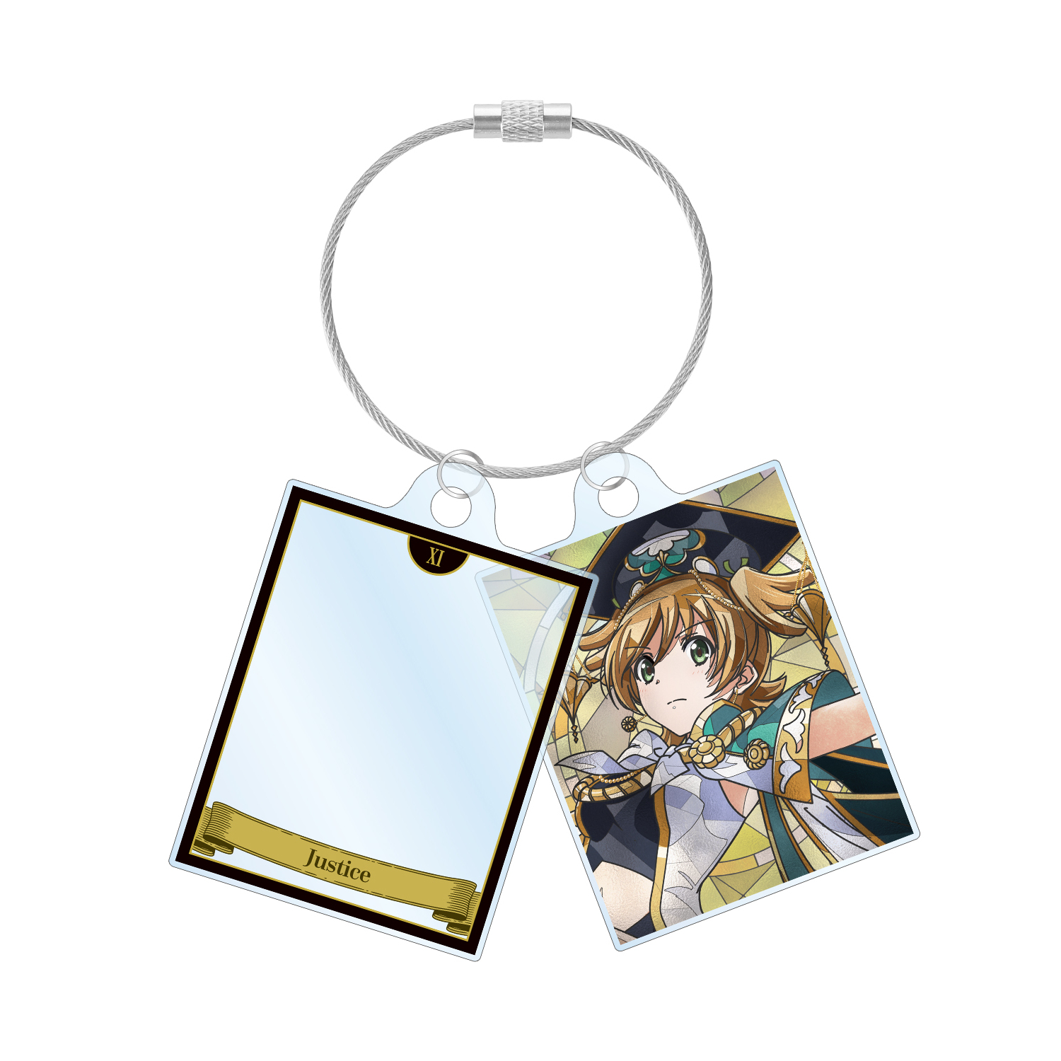 大場 なな Aure Glass 2連ワイヤーアクリルキーホルダー