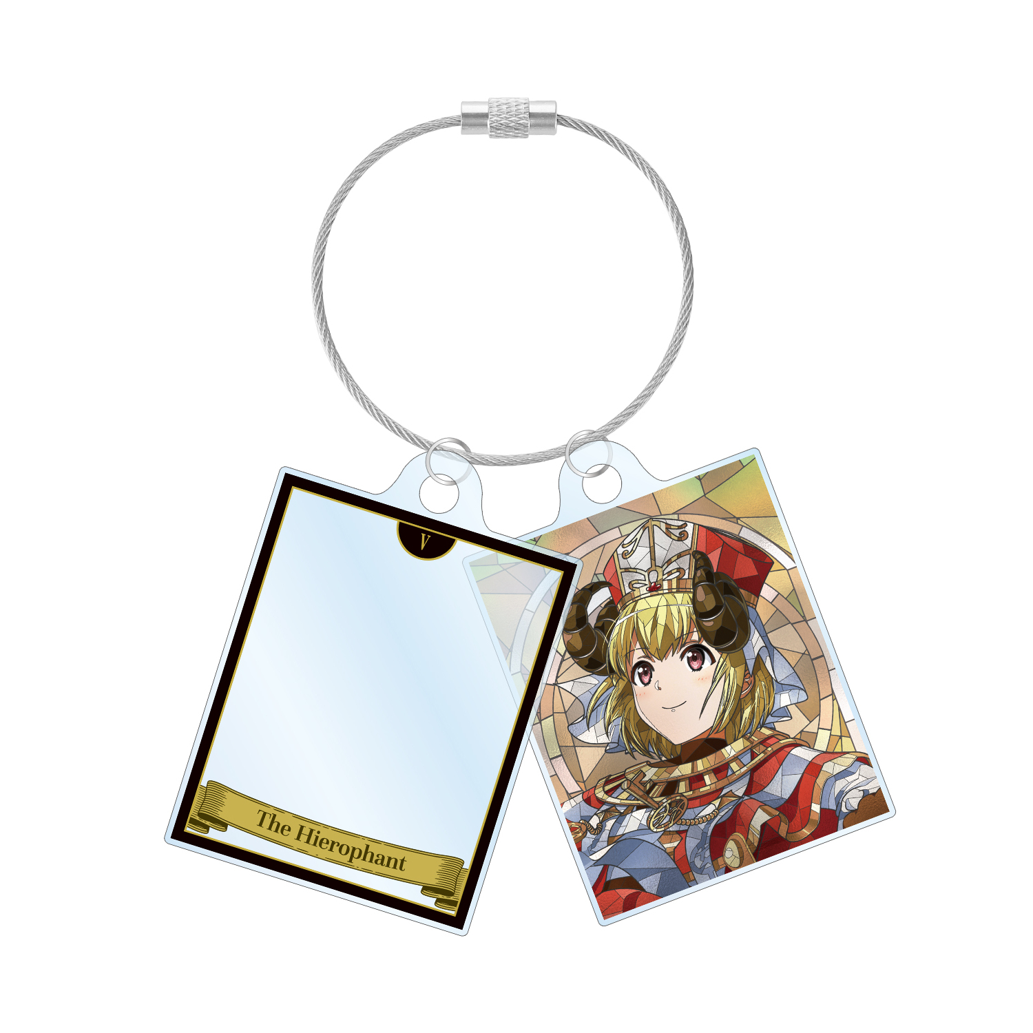 鳳 ミチル Aure Glass 2連ワイヤーアクリルキーホルダー