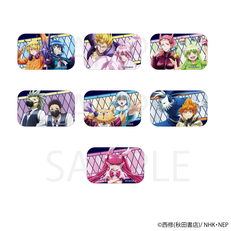 魔入りました！入間くん　トレーディング　ステンドガラス風スクエア缶バッジ