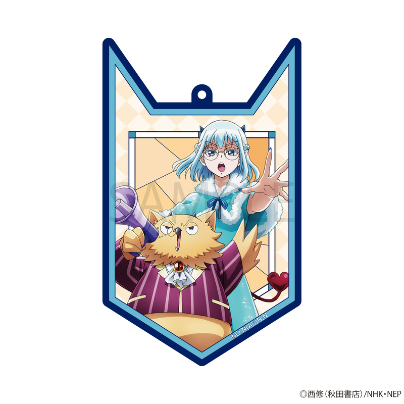 魔入りました！入間くん　ステンドガラス風アクリルキーホルダー　ケロリ＆カムイ