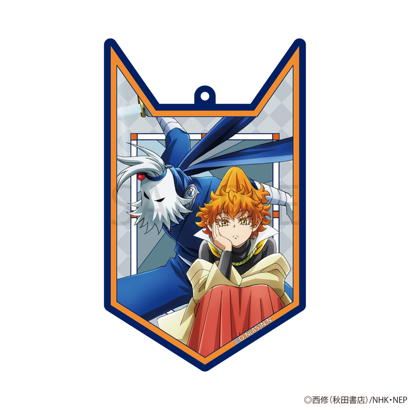 魔入りました！入間くん　ステンドガラス風アクリルキーホルダー　ピケロ＆ゴエモン